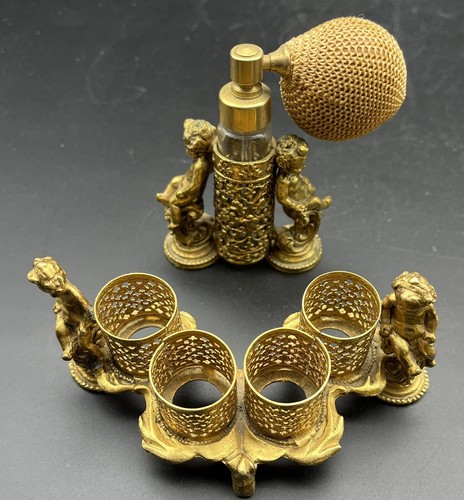 Antique vanity set - antique,