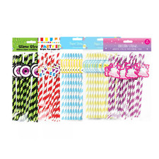 Novelty Pastel Paper Straws