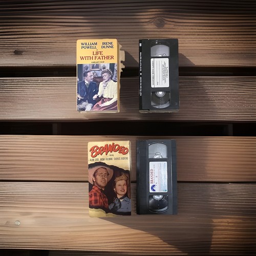 Lot old vhs movie tapes - of,