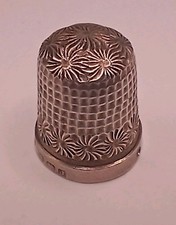 Birmingham silver thimble - silver,