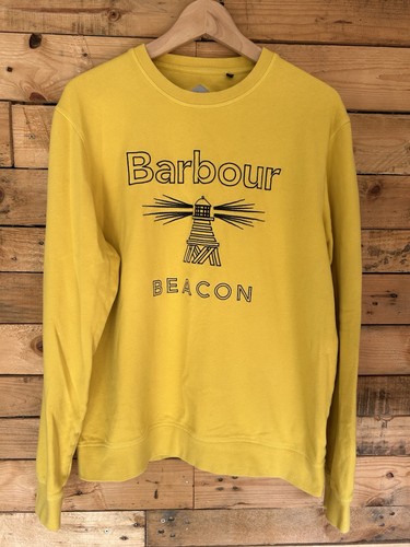 Barbour beacon sweater yellow - beacon,