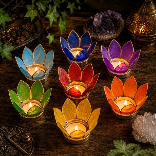 Chakra tea light - 7, holders