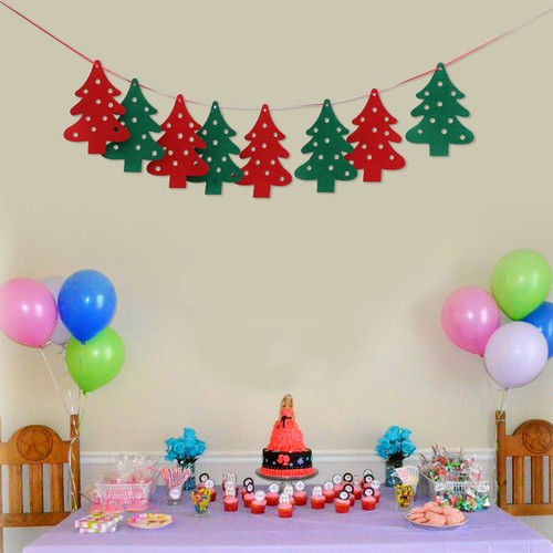 Christmas felt bunting - christmas,