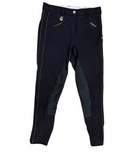 Pikeur Breeches with full leather seat size 40 (fit Uk 10/12) Navy