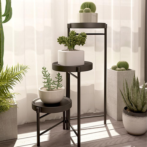 Multi tier metal - metal, shelf