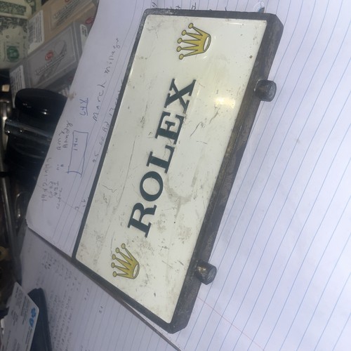 Vintage rolex display - display, sign