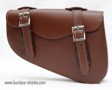 Brown Leather Side Bag {