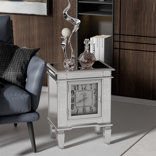 Silver shiny edged - silver,