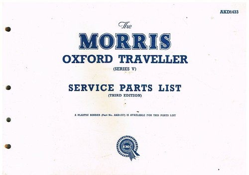 Morris oxford series - series, vi