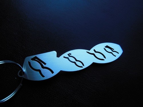 Keyring fiat 500 sport lounge - sport,