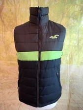 Hollister black green quilted