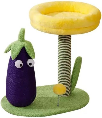 Designer eggplant cat - eggplant,