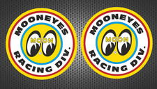 Hot Rod Moon Eyes x 2  Decals