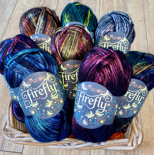 King cole firefly aran 100g - king,