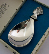 BOXED QUEEN ELIZABETH STERLING