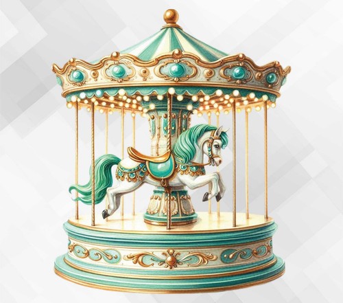 Rocking horse wall vinyl - horse,