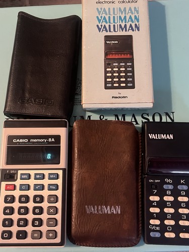 Vintage calculators - vintage,