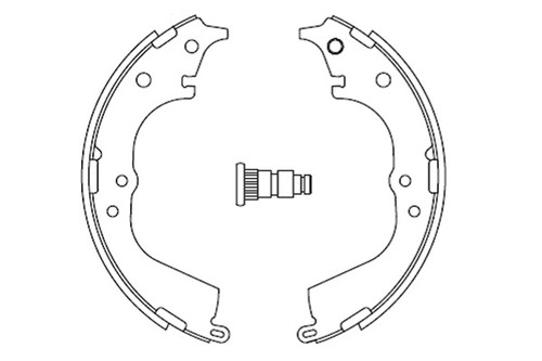 New brake shoe set - new,