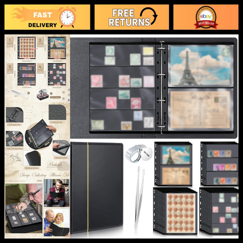 Stamp collecting album binder - album,