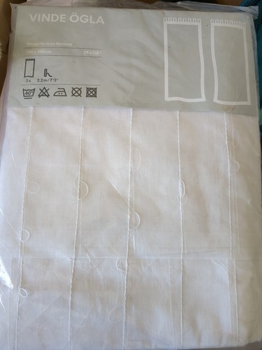 100 cotton voile net curtains - net,