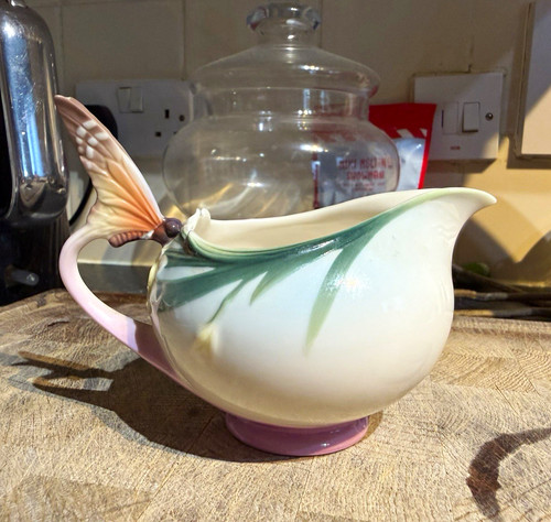 Franz porcelain floral creamer - franz,