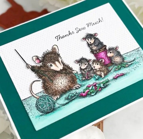 Clear stamps mouse transparent - clear,