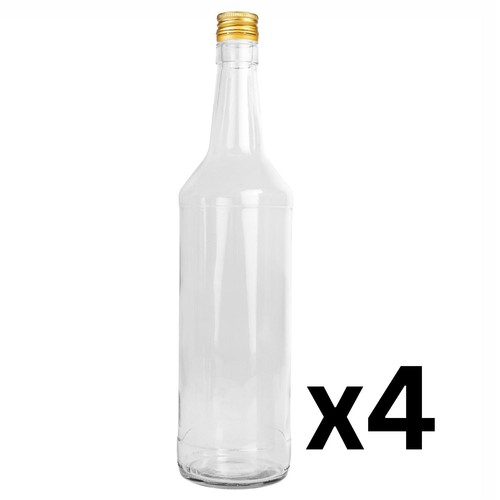 Glass bottle 1000ml - glass, 1l