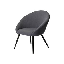 Colenso Relaxer Chair Dark Blue Linen Effect Modern (H)845 (W)730 (D)665mm