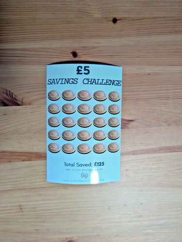 Coin savings challenge - £5,