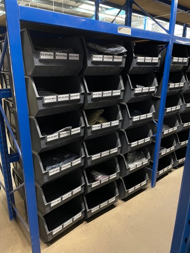 Lin bin storage used