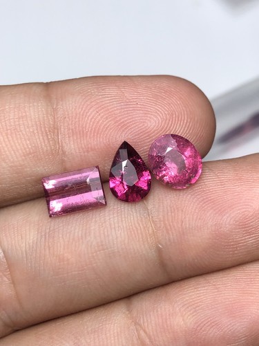 Bundle tourmaline cut stone - bundle,