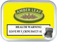 Amber Leaf 1oz Silver Hinged