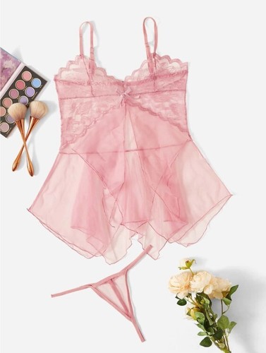 Shein pink mesh - mesh, baby