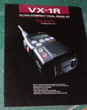 Amatuer Radio BROCHURE -  YAESU VX-1R DUAL BAND TRANSEIVER