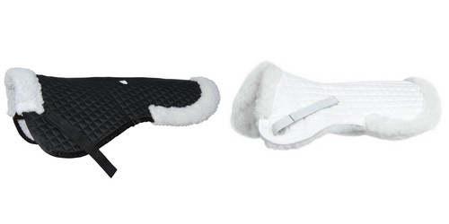Roma fleece saddle - saddle, faux