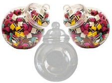 Plastic sweet storage - sweet, jars