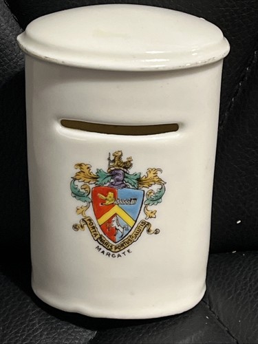 Margate crested china pillar - margate,