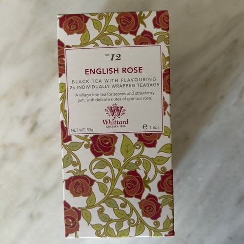 Whittard tea english rose - english, 25+