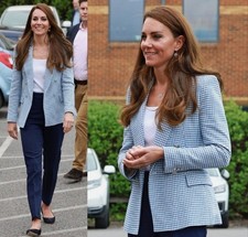 Zara Blue Check Double