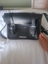 Dr. Martens Black Kiev Leather Backpack Satchel 15"