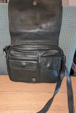 Dark Green - Tula Genuine Leather -  Crossbody/Shoulder/Messenger Bag + Pockets