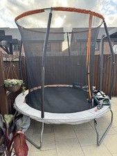 Sportspower 10ft Outdoor Kids Trampoline with Enclosure - Multicoloured