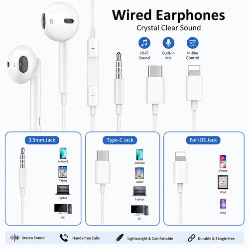 Apple headphones earphones - apple,