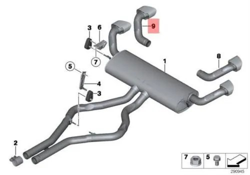 Bmw e70 exhaust repair - e70,