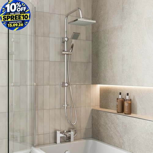 Bathroom square shower - shower, mixer
