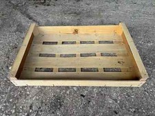 WOODEN TRAY CRATE VEG BOX STORAGE 60cm x 40cm - 1 SINGLE CRATE