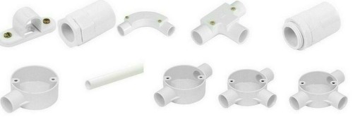 20mm white pvc - pvc, conduit