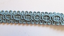 Light Blue Upholstery Braid "Mercury Sky" 15 mm wide (sold by the Metre)