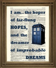 DOCTOR WHO TARDIS PRINT