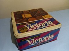 Vintage Empty  Macfarlane Lang  Victoria  Biscuit Tin 3lbs net 1360g Capacity